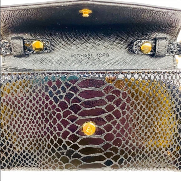 Michael Kors crossbody phone Python bag NWOT - Picture 2 of 7